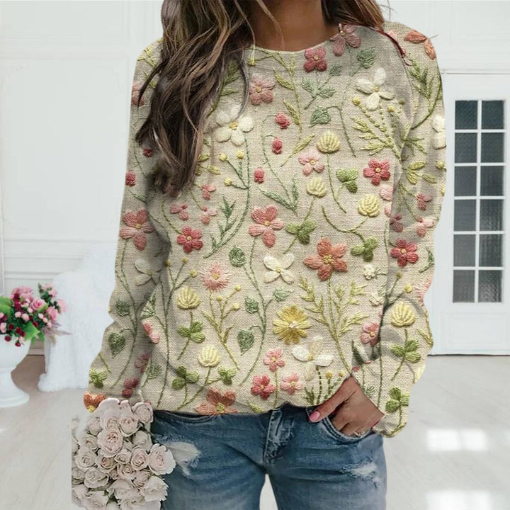 Ilse - Floral Sweater